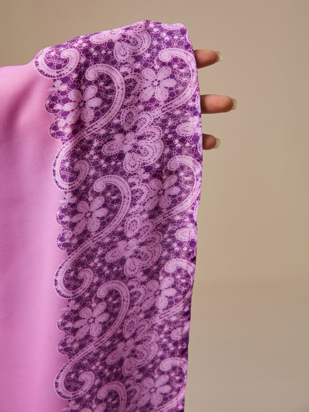 Multicolor Boho Women's Lace Print Dress - Picture 9 of 9